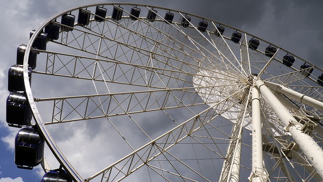 Budapest Eye at Erzsébet square
