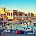 bathing in Budapest